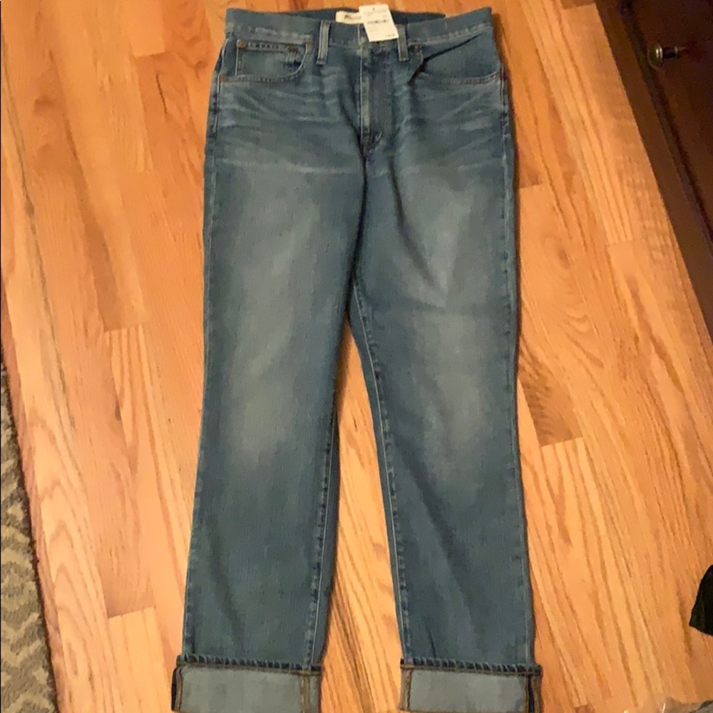 NWT Madewell High Rise Slim Boyjean